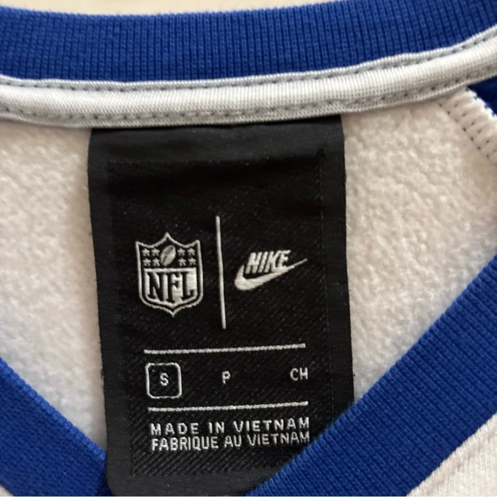 Dallas Cowboys NFL Go Dallas Nike Pullover Sweatshirt Size Small Colorblock